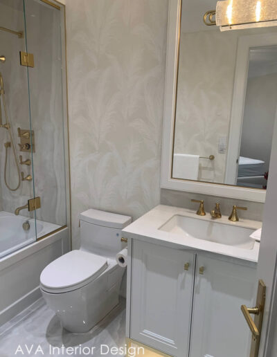 Guest bathroom design