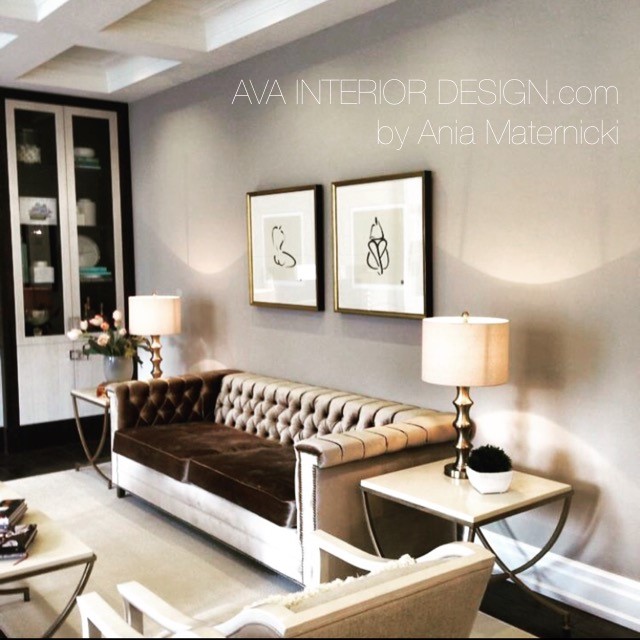 Gold sitting room